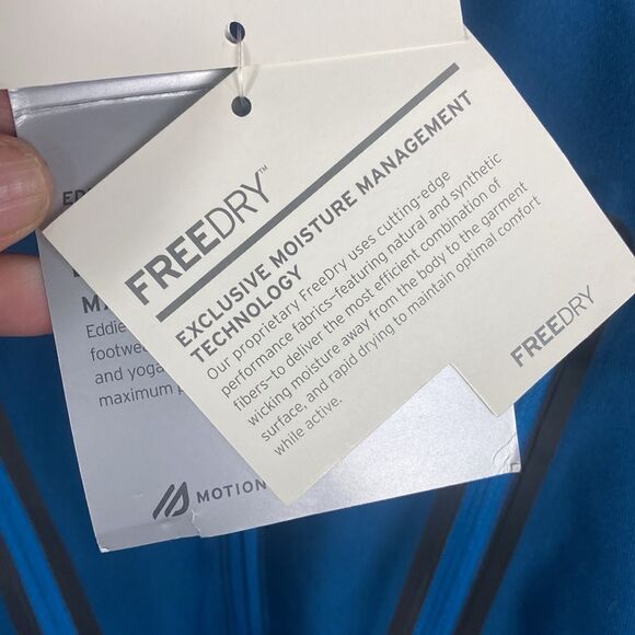 Eddie Bauer FreeDry Movement Full Zip Jacket Size XL Blue NWT 228 - Picture 5 of 10